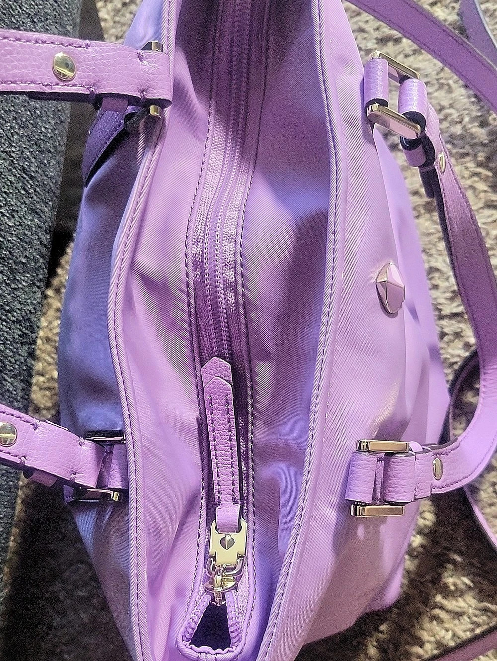 Kate Spade Purple Tote Bag - Picture 6 of 11